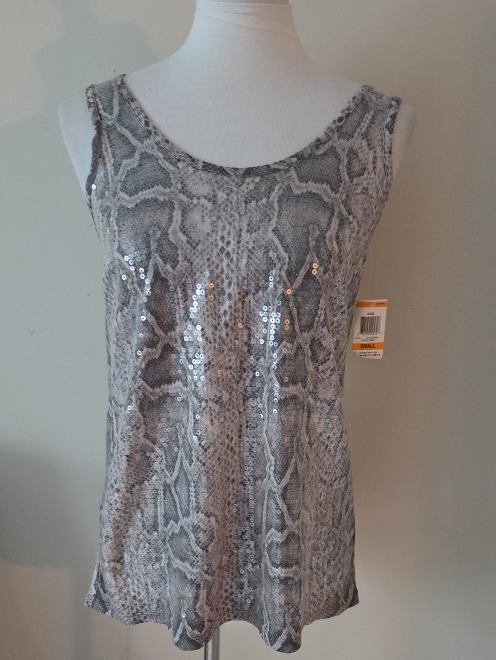 Inc International Concept Rustic Snake Print Brand New Top